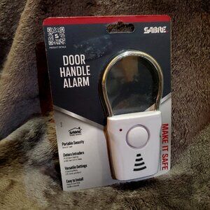 Sabre Door Handle Security Alarm With 2 Detection 3 Operating Modes 110db Sound
